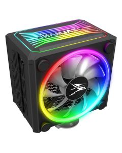 Zalman chladič CPU CNPS16X Black / 120 mm ventilátor / 4 heatpipe / RGB / PWM / 165 mm výška / černý
