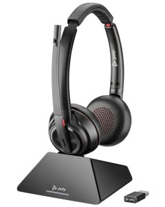 Poly Savi 8220 - Savi 8200 series - náhlavní souprava - náhlavní - DECT / Bluetooth - bezdrátový