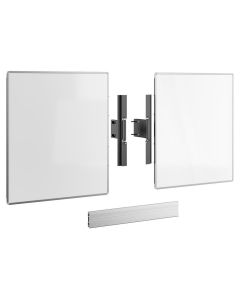 Vogels Postranní tabule 75" pro elektrický lift RISE s montáží podlaha-stěna, křídla bílá zvenku, zelená zevnitř