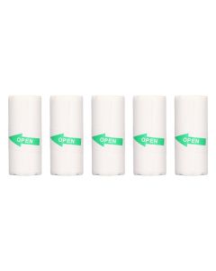 HELMER samolepící kotoučky pro termo tiskárnu TP01/TP02/ 55mm x 25mm/ 5ks/ bílé