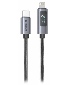 Swissten LCD kabel USB-C / lightning 1m