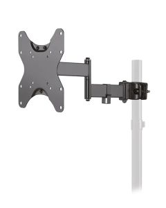Neomounts FL40-450BL12/Držák displeje/na sloup,tyč 28-50 mm/23-42"/sklopný/3 čepy/VESA 200X200/nosn. 25kg/černý