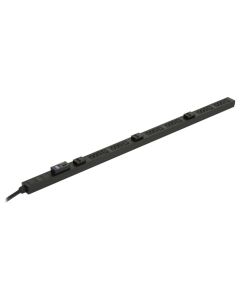 APC Jednotka Easy EPDU1232M, měřená, Zero U, 32A, 230V, (18)C13 & (6)C19, IEC 309 32A 3P+N+E (2m) (3PH)