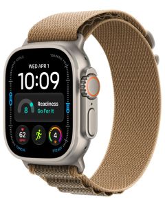 Apple Watch Ultra 4 Cellular 49mm přírodní titan s pískovým alpským tahem - S
