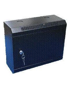 10" rack jednodílný 6U/140 DATACOM černý plech.dv.