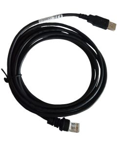 USB kabel pro MK3780,71xx: USB, black, Type A, 2.9m (9.5’), straight, host power