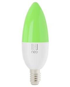 IMMAX NEO SMART žárovka LED E14 6W RGB+CCT barevná a bílá, stmívatelná, Wi-Fi, TUYA