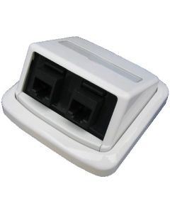 ABB Tango Datová zásuvka UTP CAT6 2xRJ45 BK key bílá