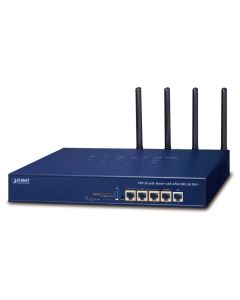 Planet VR-300PW5 Enterprise router/firewall VPN/VLAN/QoS/HA/AP kontroler, 2xWAN(SD-WAN), 3xLAN, 4xPOE 120W, WiFi802.11ac