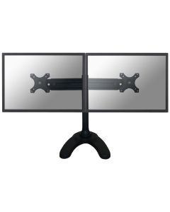 Neomounts FPMA-D700DD/Držák displeje/na stůl/19-30"/stojan+průchodka/VESA 100X100/nosn. 2x8kg/2 displeje/černý