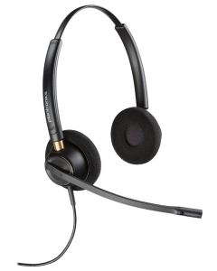 Poly EncorePro 520 Binaural Headset +Quick Disconnect EMEA - INTL English Loc Euro plug