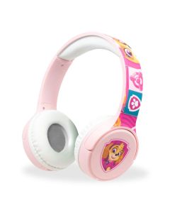Bluetooth sluchátka Tlapková patrola růžová