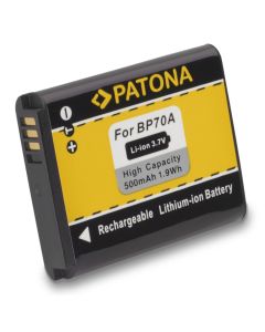 PATONA baterie pro foto Samsung SLB70A 500mAh