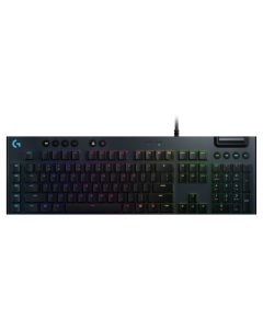 Logitech herní klávesnice G815 LIGHTSYNC RGB/ mechanická/ drátová/ GL taktilní/ USB/ UK layout/ Carbon