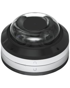 Ubiquiti UniFi AI Multi Sensor 4 W - kamera, 4x 8Mpx rozlišení, IR LED, AI detekce, IP66, IK10, 2.33x zoom, PoE++, bílá