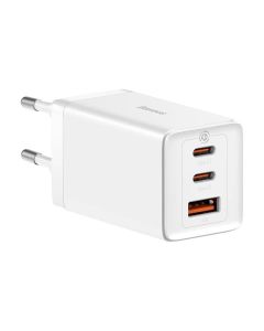 Baseus CCGP120202 GaN5 Pro Quick Nabíječka USB + 2x USB-C 65W White