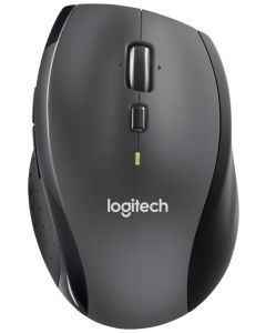 Logitech Marathon M705/ bezdrátová/ optická/ 1000dpi/ 2.4GHz/ USB přijímač/ černo-šedá
