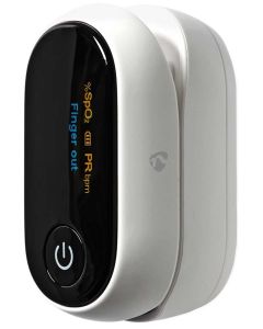 NEDIS chytrý pulzní oxymetr/ Bluetooth/ OLED displej/ Perfuzní index/ Pulzní frekvence/ Rušení proti pohybu/ Saturace ky