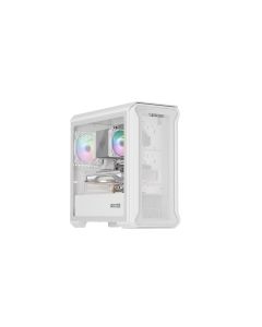 Počítačová skříň Genesis IRID 503 ARGB LITE/Mini Tower/Transpar./Bílá
