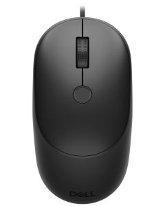 DELL myš MS526C/ optická/ drátová/ čtečka otisku prstu/ černá
