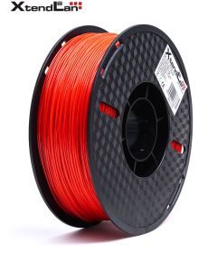 XtendLAN TPU filament 1,75mm průhledný červený 1kg