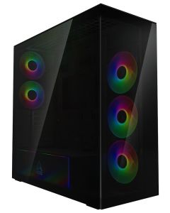 ARCTIC skříň Xtender / E-ATX / 2x120mm ARGB fan / 2xUSB / USB-C / tónované sklo / černá