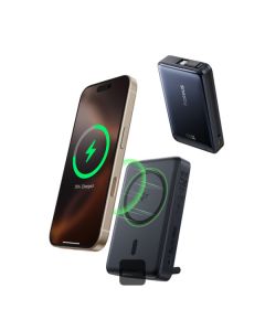 Baseus Powerbanka PicoGo Qi2 10000mAh 45W s kabelem USB-C černá