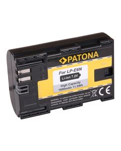 PATONA baterie pro foto Canon LP-E6/LP-E6N 1600mAh Li-Ion