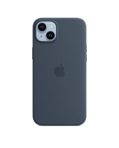iPhone 14+ Silicone Case with MS - Storm Blue / SK