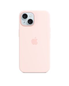 iPhone 15+ Silicone Case with MagSafe - Light Pink
