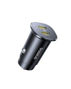 Baseus GoTrip Nabíječka do Auta 2x USB-C 30W Cosmic Black