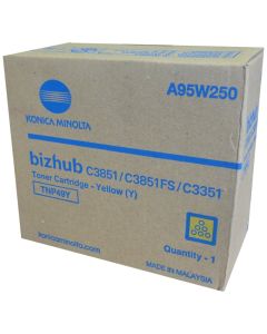 Konica Minolta toner A95W250, yellow, 12000str., TNP-49Y, Konica Minolta Bizhub