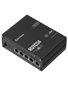 Teltonika RUTC54 průmyslový router   1x LAN, 4x WAN,  Dual SIM + eSIM,  5G Telit, Wi-Fi 6
