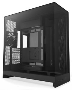 NZXT skříň H9 Flow dvoukomorová ATX / 3x140mm fan / 1x120mm / perforovaný top / proskl. bočnice, front / černá