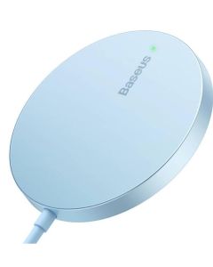 Baseus bezdrátová nabíječka do sítě Simple Mini3 15W USB-C modrá