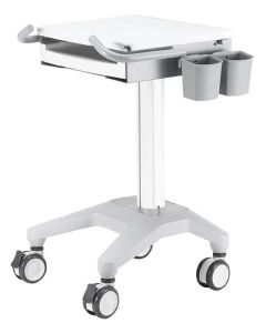 Neomounts  MED-M200 / Mobile Laptop Cart, incl. keyboard & mouse drawer / Creme