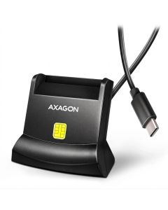 AXAGON čtečka kontaktních smart karet (eObčanka) / CRE-SM4NC / USB-C / USB 2.0/ 1,2m