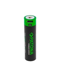 PATONA nabíjecí baterie 18650 Li-lon 3300mAh PREMIUM 3,7V s USB-C nabíjením