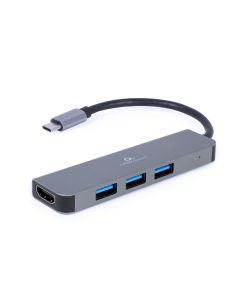Gembird USB-C 2v1 multiport hub + HDMI