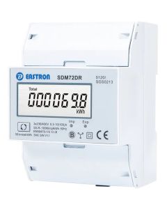 Eastron SDM72DR-MID, Multifunkční elektroměr, aktuální výkon, celková spotřeba, pulsní výstup, třífázový, 100A