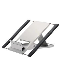 Neomounts NSLS085BLACK /Držák na notebook,tablet/na stůl/10-22"/nosn. 5kg/ 6 různých výškových poloh/skládací/stříbrný
