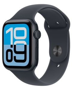 Apple Watch SE3 44mm Temně inkoustový hliník s inkoustovým sportovním řemínkem M/L