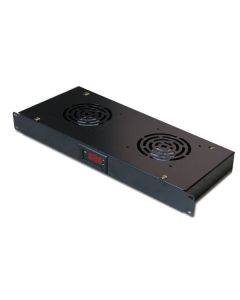 XtendLan Ventilace do 1U pozice, termostat, 2 ventilátory, hloubka 200mm EK