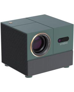 STRONG projektor MIRA 1/ LCD/ FHD (1920x1080)/ 300 ANSI lm/ USB 2.0/ HDMI/ BT/ Wi-Fi/ Repro/ Android 11/ šedo-zelený
