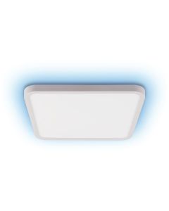 OPRAVENÉ - IMMAX NEO LITE TUDO SMART stropní svítidlo s RGB podsvícením 40x40cm, 50W Wi-Fi bílá, TUYA