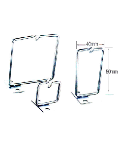 Vyvazovací háček 40x80 D1 kov levý fix,čelní gate