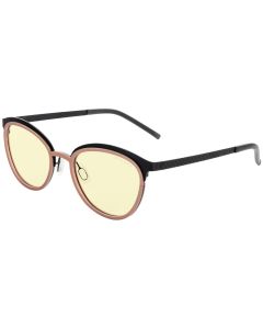 GUNNAR kancelářske/herní brýle  PALOMAR ONYX-BLUSH jantarová skla BLF 65 GUNNAR focus
