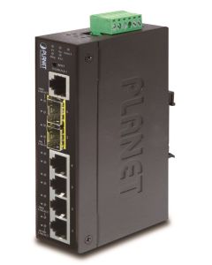 Planet IGS-5225-4T2S průmyslový L3 switch, 4x1Gb, 2x2.5Gb SFP, dual 12-48VDC, -40~75°C, IP30