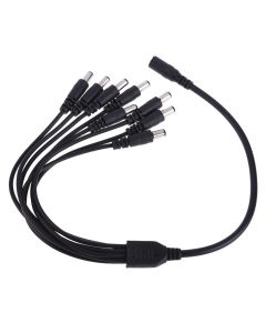 XtendLan Napájecí kabel/splitter 1 na 8, jack 2,1mm, průměr kabelu 2mm/0,3mm