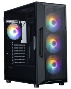 Zalman skříň i3 Neo V2 Black / ATX / 4x 120mm RGB Fan / 2x USB 3.0 / černá